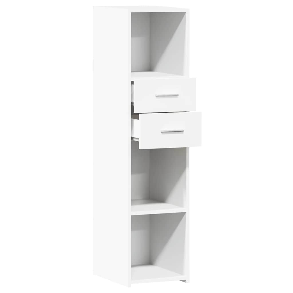 Highboard Weiß 30x42,5x124 cm Holzwerkstoff